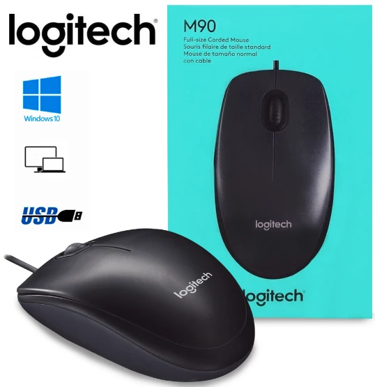 Mouse USB Logitech M90