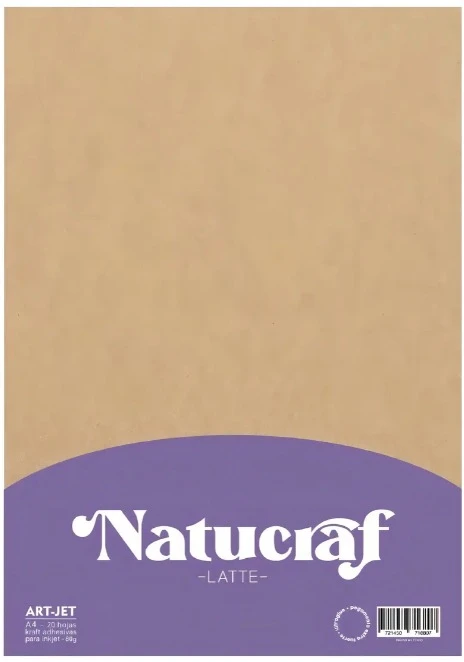 PAPEL NATUCRAF A4 ART-JET 20 HOJAS