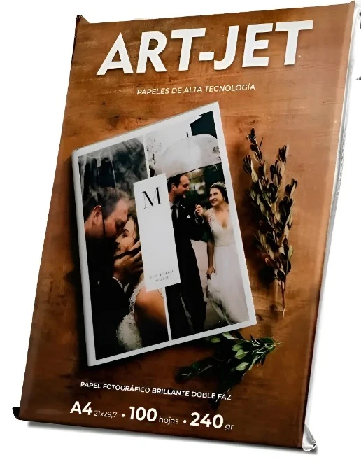 PAPEL FOTOGRAFICO ART-JET 240G 100H A4 DOBLE FAZ
