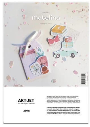 PAPEL MATELINA ART-JET 230G X100H A4
